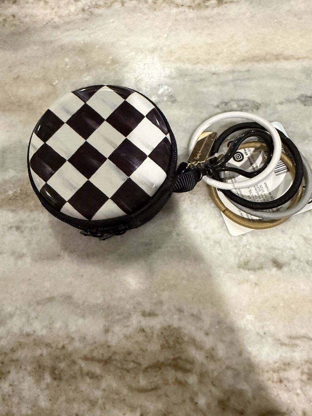 Mackenzie Childs x Goody Courtly Check Purse Charm Elastics Grt 4 Pods Fast Ship - Picture 5 of 6